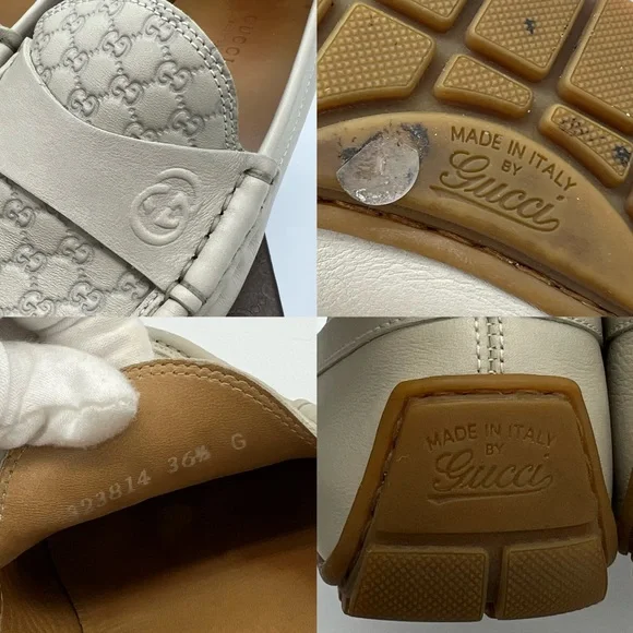 Authentic Gucci Guccissima ivory loafers - Picture 11 of 15